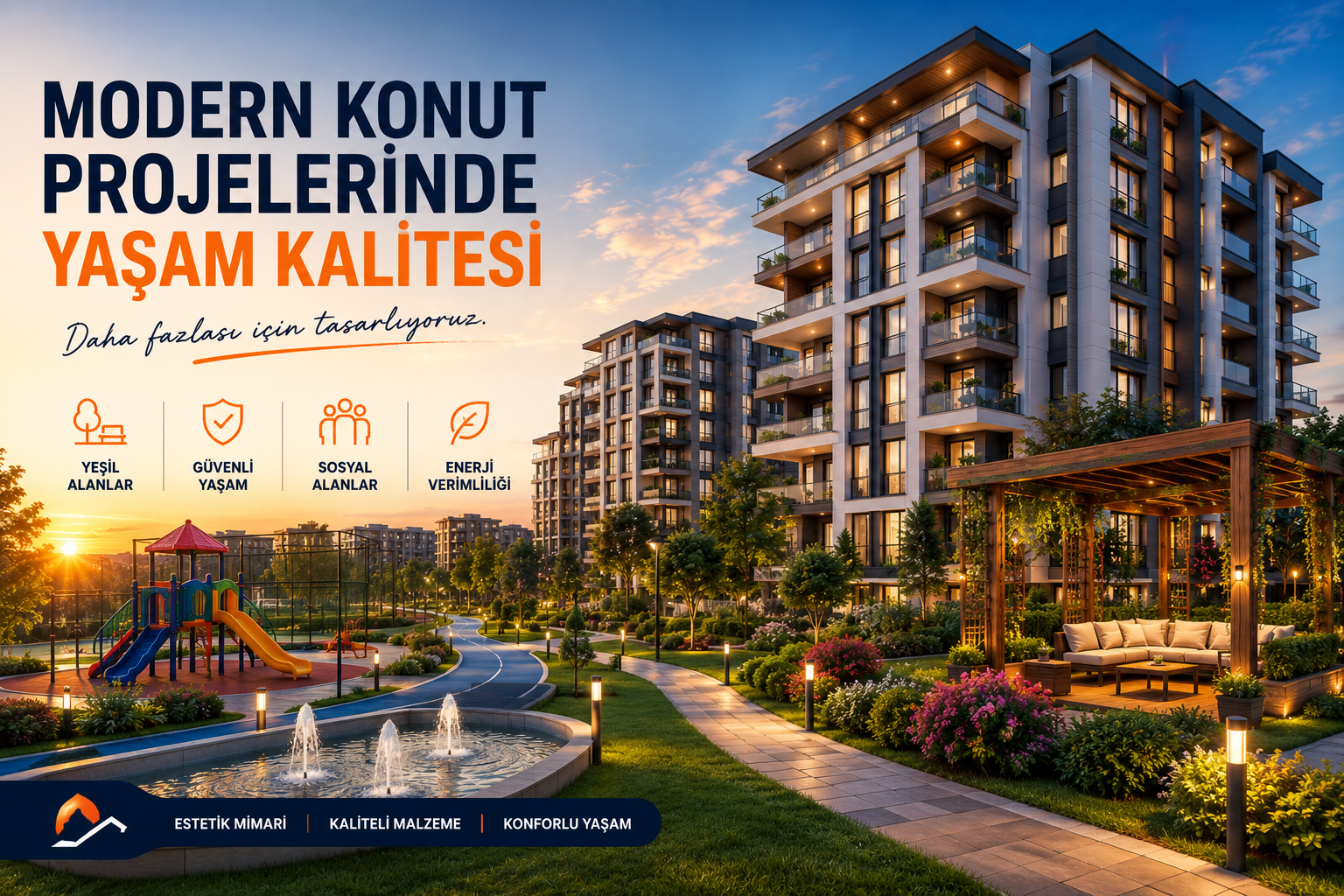 Modern Konut Projelerinde Yaşam Kalitesini Artıran Unsurlar